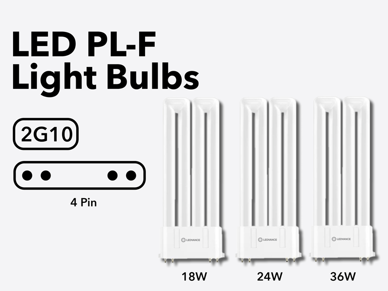 led pl-f cfl replacement lamps