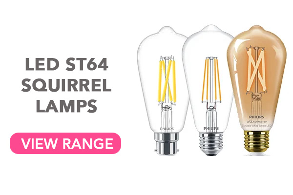LED ST64 / SQUIRREL CAGE BULBS