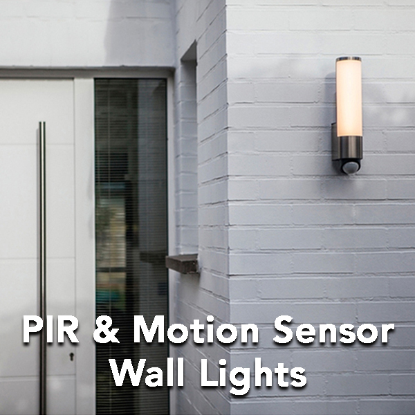 pir and motion sensor outdoor wall lights
