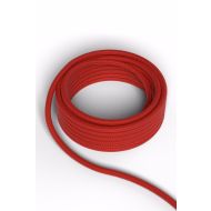 Calex fabric cable 2x0,75mm² 1,5M red, max.250V-60W