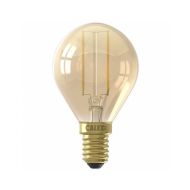Calex LED Filament Ball lamp 2W E14 P45 Gold 2100K