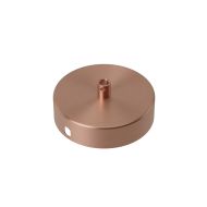 Calex metal ceiling rose 100mm 1 hole, matt copper