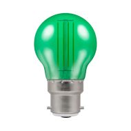 Crompton 4.5W BC LED Filament Green Harlequin Golfball Bulb