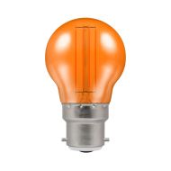 Crompton 4.5W BC LED Filament Orange Harlequin Golfball Bulb