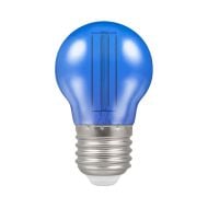 Crompton 4.5W ES LED Filament Blue Harlequin Golfball Bulb