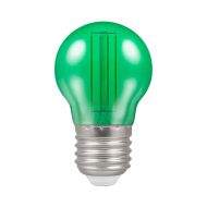 Crompton 4.5W ES LED Filament Green Harlequin Golfball Bulb