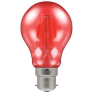 Crompton LED 4.5W GLS A60 Red BC B22 Bayonet Cap