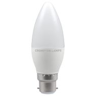CROMPTON LED CANDLE THERMAL PLASTIC 5.5W 2700K BC-B22D