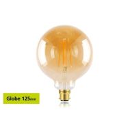 Integral 464061 Dimmable Sunset Vintage Globe 125mm 5W B22