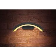 Integral LED Outdoor Curve Wall Light 7.5W 3000K 360lm IP54