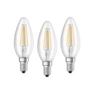 Osram LED Candle 4.3W E14 4000K 3 Pack