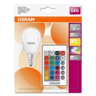 Osram LED Star+ RGBW 4.5W E14 2700K Golf Ball Remote Control