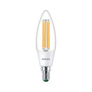 Philips Master Ultra Efficient LED 2.3W E14 Filament Candle Bulb Warm White