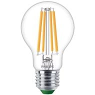 Philips Master Ultra Efficient LED 4W E27 Clear GLS Bulb Cool White