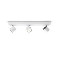 Philips STAR WarmGlow LED White 3-Spot Ceiling Light 