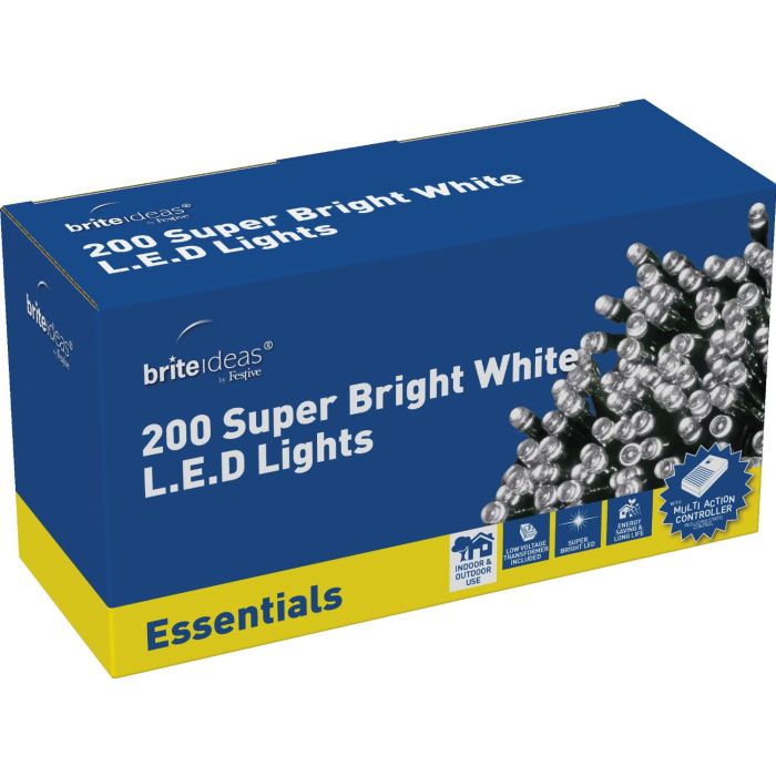 200 Super Bright White LED Lights