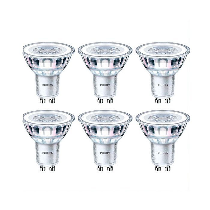 6 Pack Philips Signify Corepro LEDspot CLA 4.6-50W GU10 830 36D
