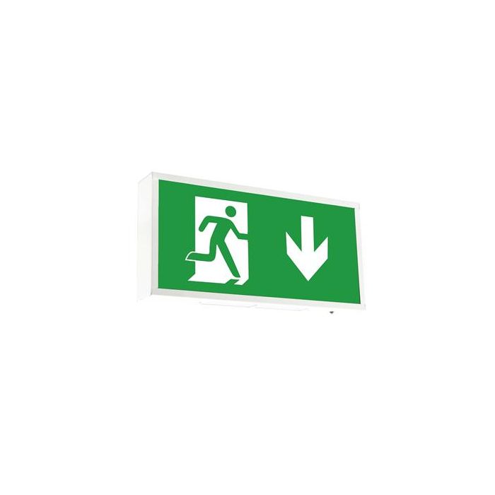 Ansell Watchman 3W LED Emergency Exit Sign-White