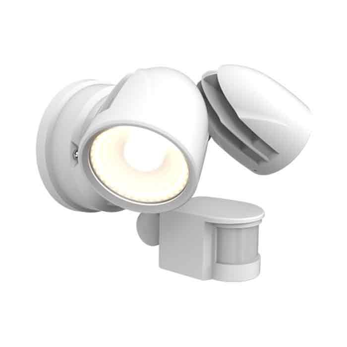Ansell Zeker IP65 25W CCT White Security Spot Light with PIR