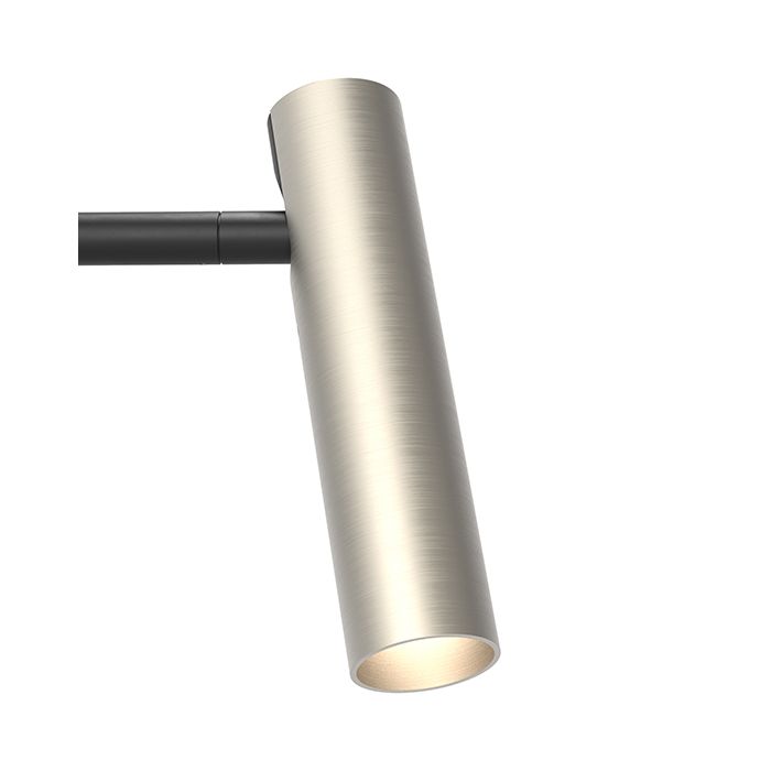 Astro Leda Matt Black LED Floor Lamp with Matt Nickel Shade