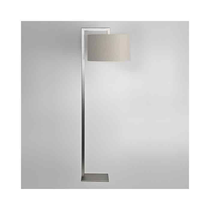 Astro Ravello Matt Nickel LED Floor Lamp with Putty Drum Shade