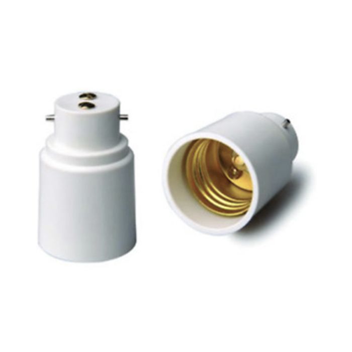 Bayonet BC B22 To Edison Screw ES E27 Light Bulb Adaptor Lamp Converter Holder