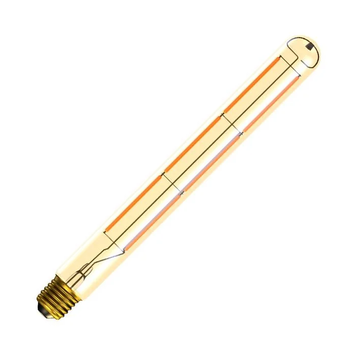 Bell 5.7W LED Vintage Tubular ES 2200K Amber 280mm