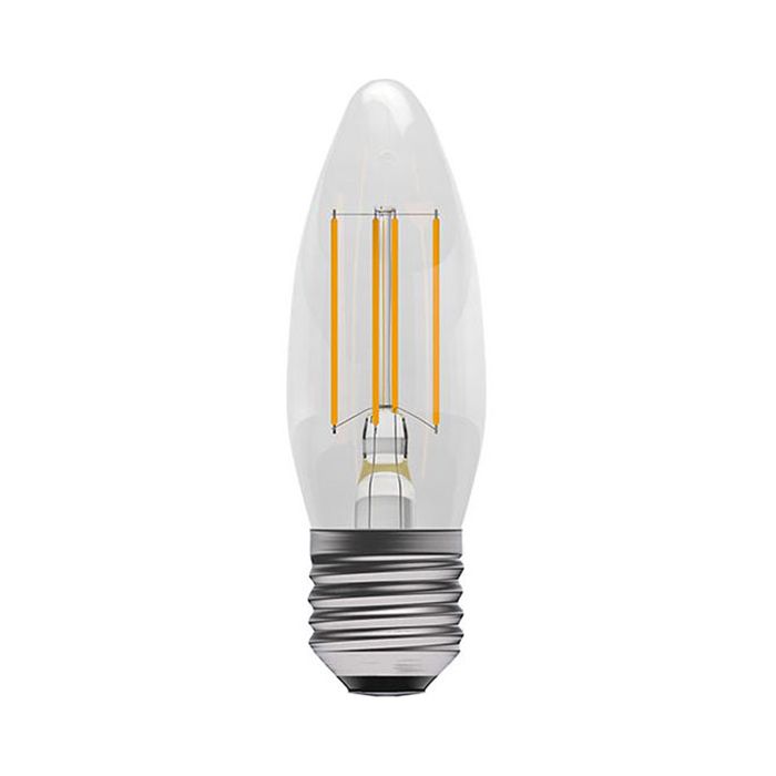BELL 60115 4W LED DIMMABLE FILAMENT CANDLE ES CLEAR 4000K