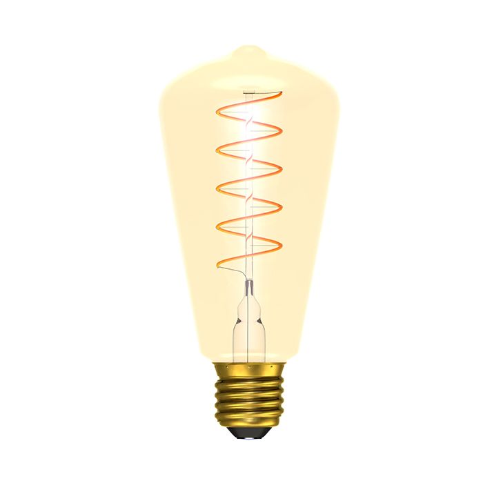 Bell Pro Amber 4W Dimmable LED Filament Squirrel Cage bulb ES/27