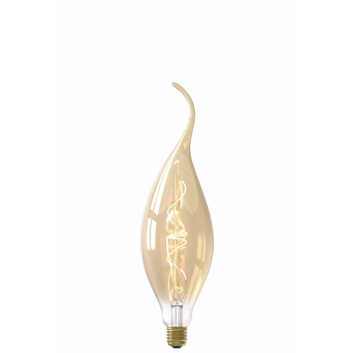 Calex 426042 Calpe Gold Tipped LED Candle 4W Dimmable