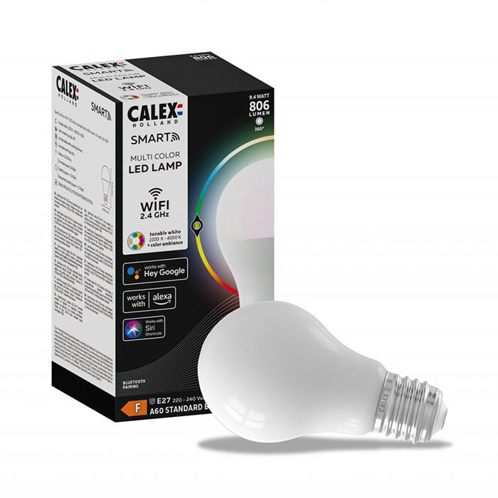 Calex 429042 7W Smart WIFI LED GLS/A60 Tunable White E27/ES