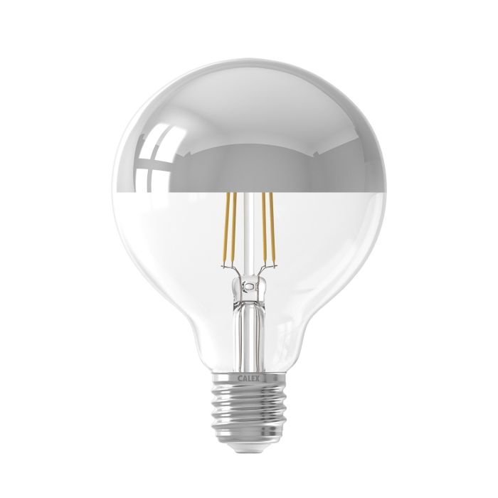 Calex 4W Filament LED Dimmable Top Mirror Globe Bulb