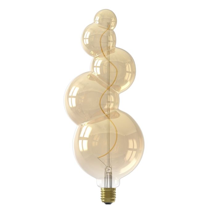 Calex Alicante LED Lamp 240V 4W 130lm E27, Gold 2100K dimmable