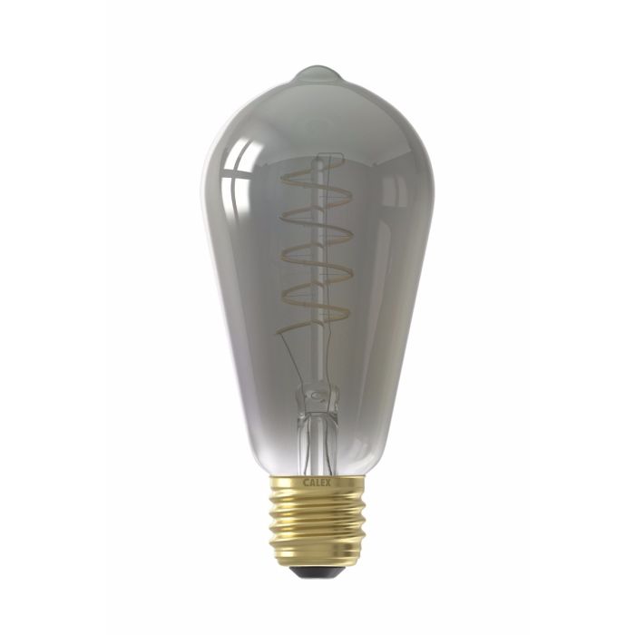 Calex Flex Filament Titanium Rustic LED Lamp 4W 2100K Dimmable