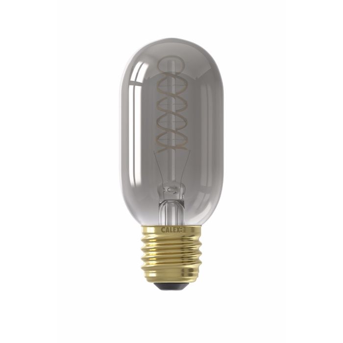 Calex Flex Filament Tubular LED lamp 4W 2100K Titanium Dimmable