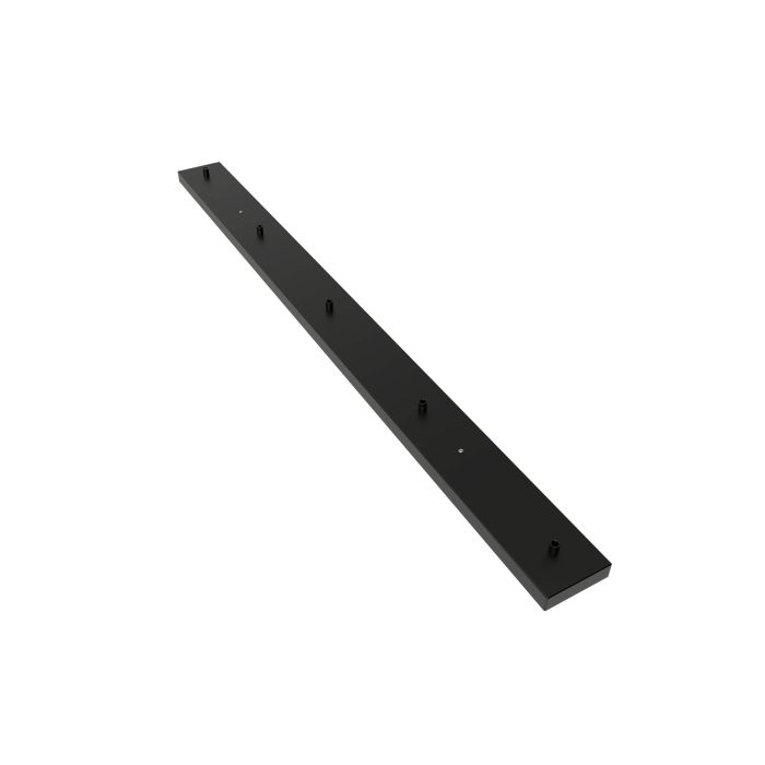 Calex metal ceiling bar 130x10cm 5 hole, matt black