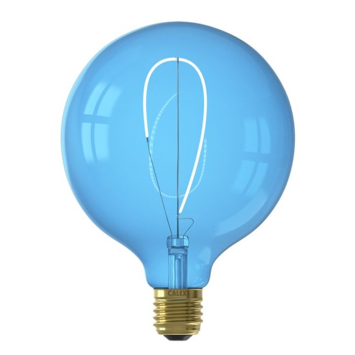 Calex NORA LED Globe G125 240V 4W 80lm E27, Sapphire Blue 2700K dimmable