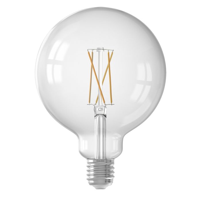 Calex Smart LED Filament Clear Globe E27 7.5W