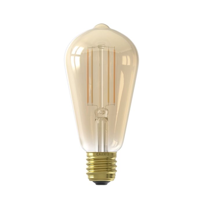 Calex Smart LED Filament Gold Rustic lamp ST64 E27 7W 1800-3000K