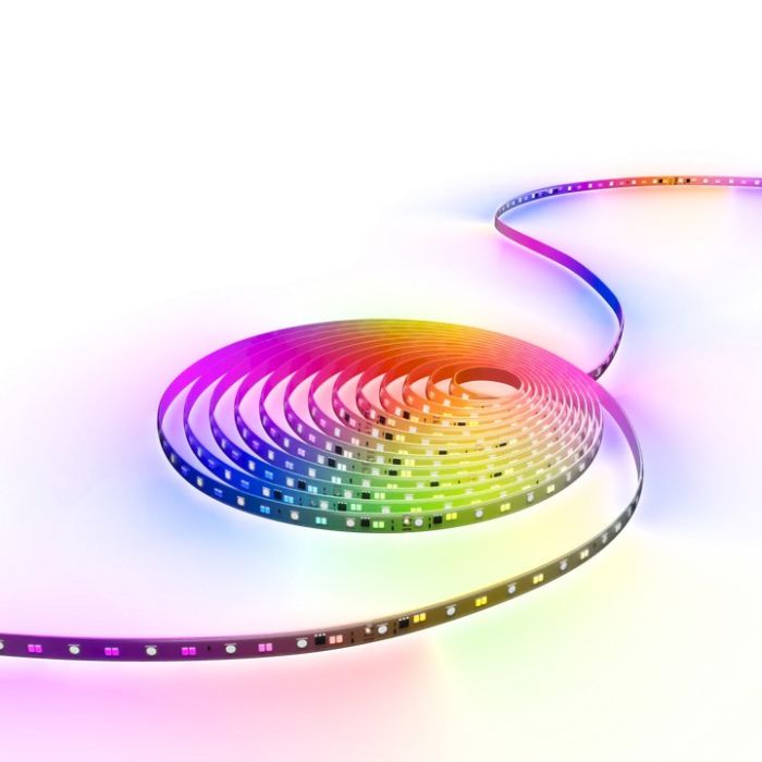 Calex Smart LED Strip Light 20m RGB and CCT, app-controlled dimmable lighting