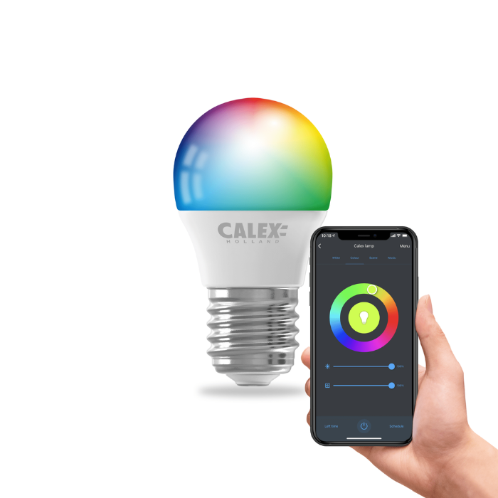 Calex Smart RGB CCT LED Golf Ball E27 App Controlled Bulb