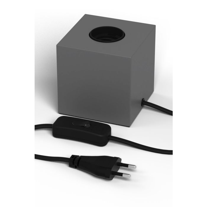 Calex table fixture E27 with switch max.1x40W 1,8M cable, concrete colour