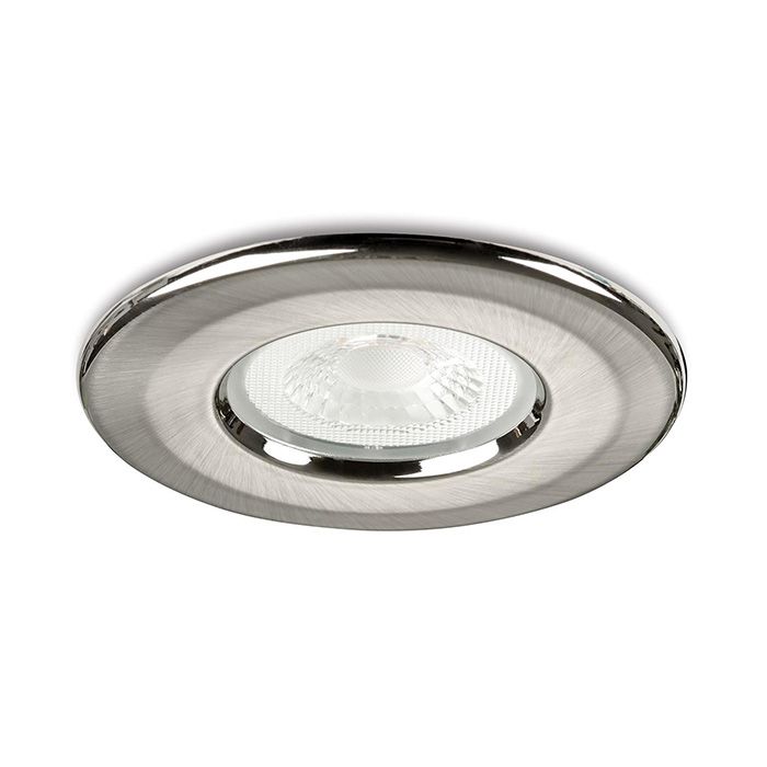 Collingwood H2 Lite 500 Downlight 5W 4000K IP65 Brushed Steel Bezel 60D Beam Angle