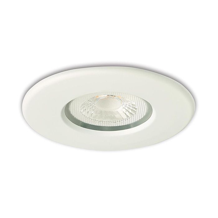 Collingwood H2 Lite 500 Downlight 5W 4000K IP65 Matt White Bezel 60D Beam Angle