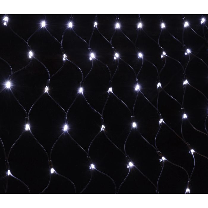 Connectable Outdoor LED Net Lights White