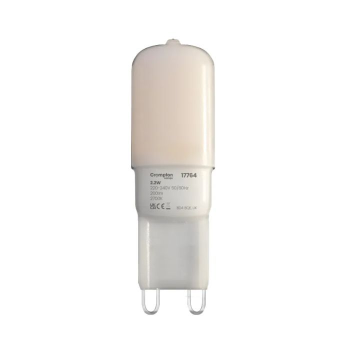 Crompton 17764 LED 2.2w Warm White G9 Capsule