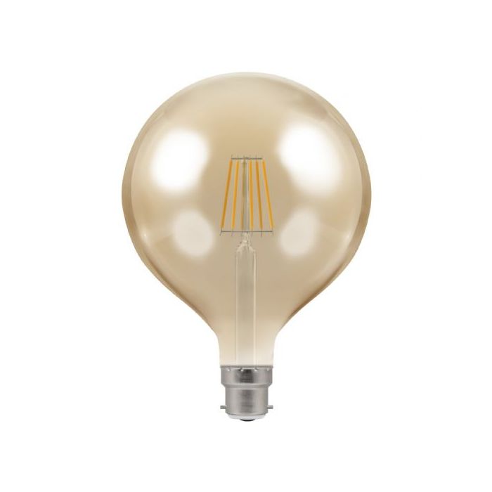 Crompton LED Filament Globe 125mm Dimmable 7.5w  BC