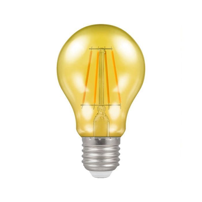 Crompton LED Filament Harlequin GLS 4.5W Yellow ES-E27