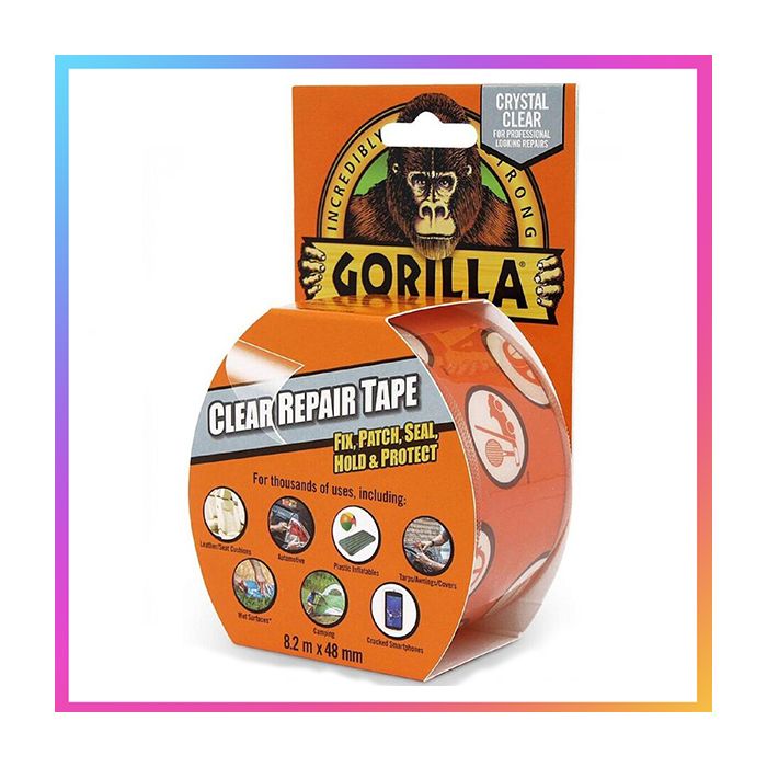 GORILLA CRYSTAL CLEAR REPAIR TAPE 48MM X 8.2M