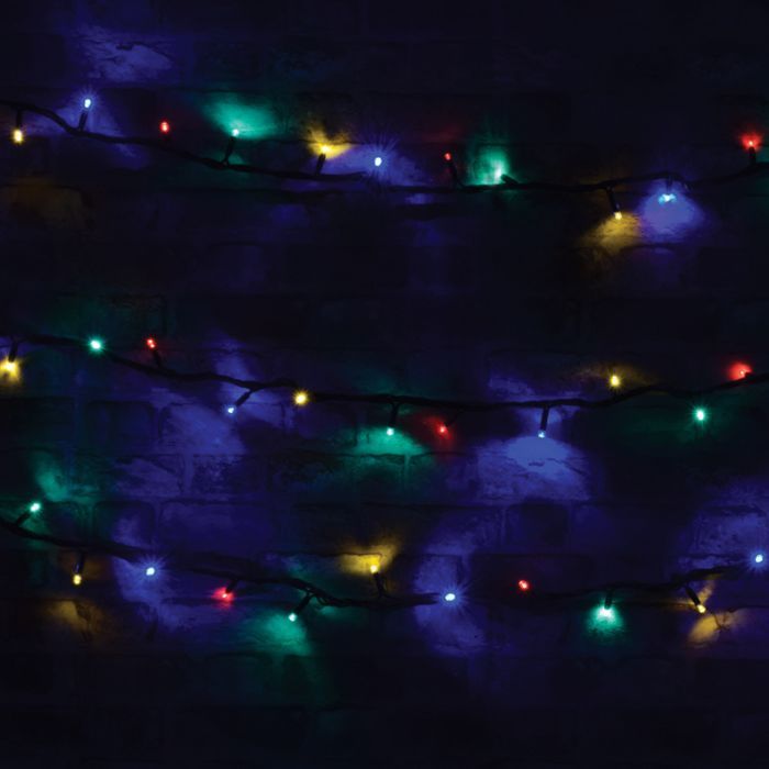 Heavy Duty LED String Lights with Controller 90 LED 11m - RGB Multicoloured